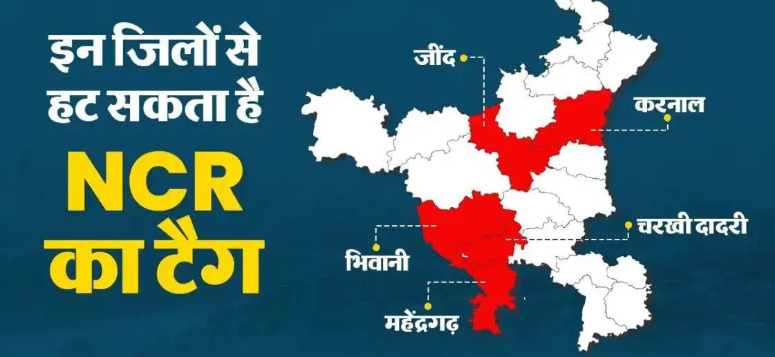 हरियाणा के 5 जिले NCR से हो सकते हैं बाहर, 16 जून की बैठक में होगा बड़ा फैसला