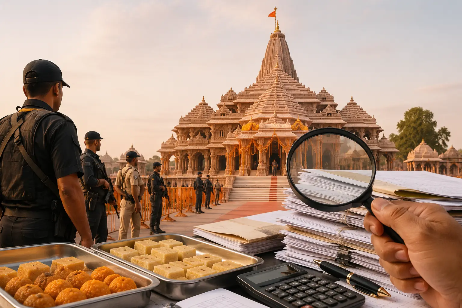 राम मंदिर में सुरक्षा और प्रसाद पर 21 करोड़ खर्च की जांच, दान प्रबंधन मामले में बढ़ा दायरा