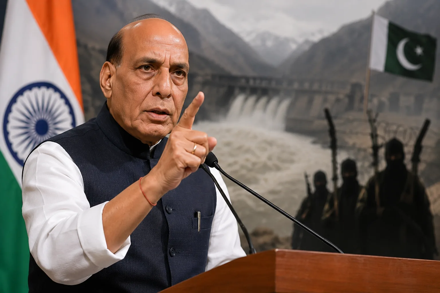 'सिंध का पानी आतंक के सरपरस्तों तक नहीं पहुंचने देंगे', राजनाथ सिंह की पाकिस्तान को सख्त चेतावनी