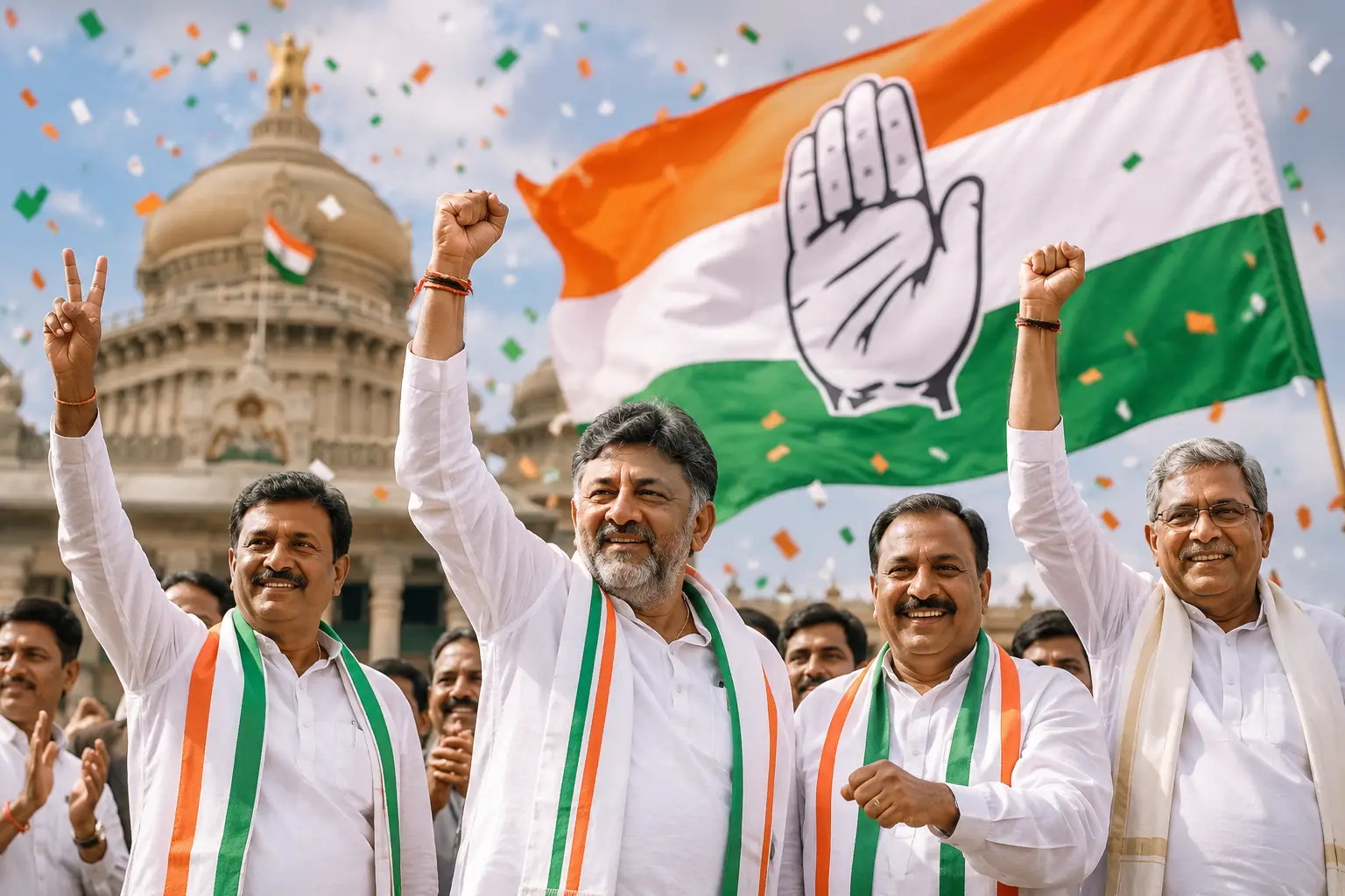 कर्नाटक MLC चुनाव में कांग्रेस का दबदबा, 7 में से 5 सीटें जीतकर बढ़ाई ताकत